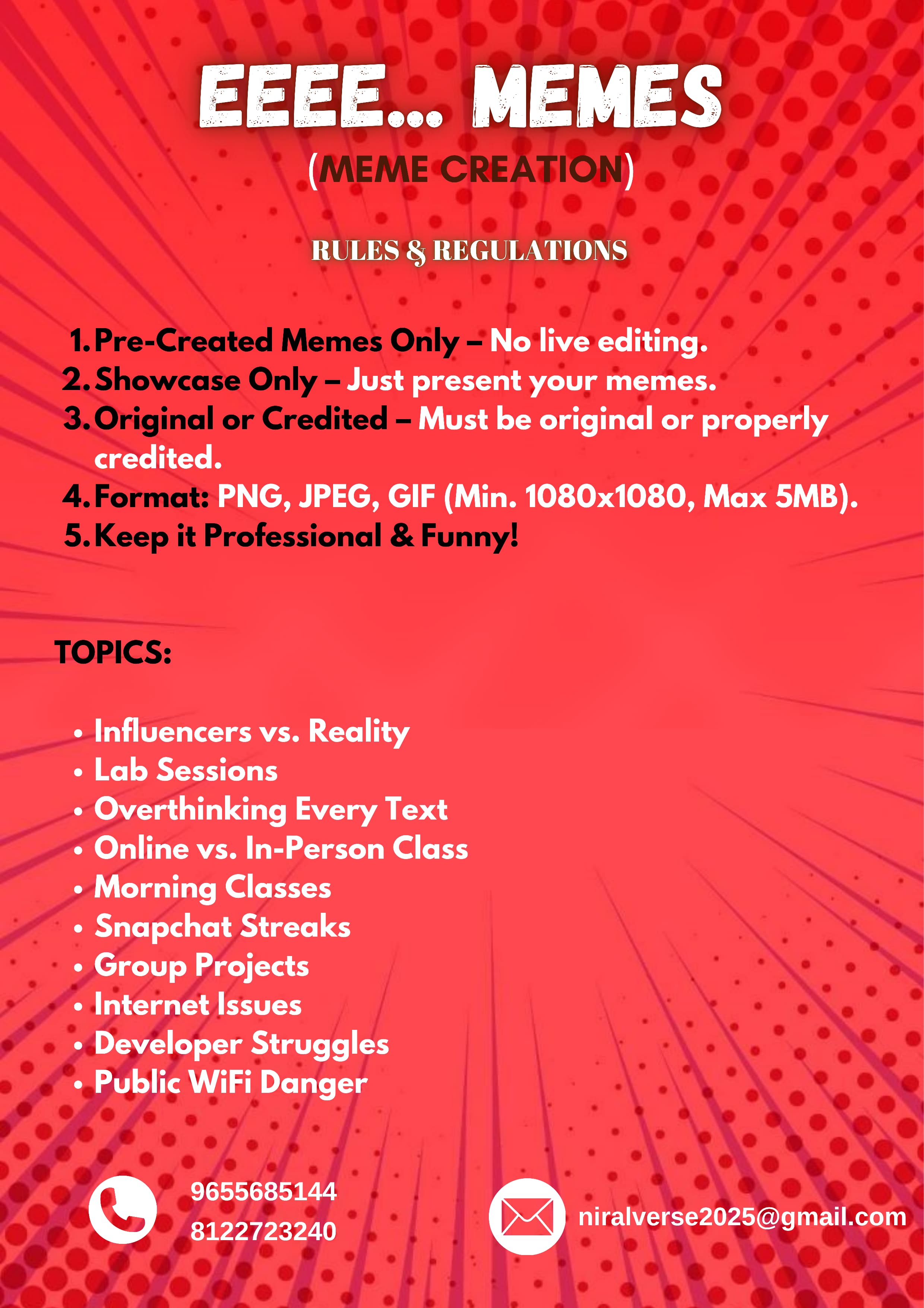 Rules and Regulations